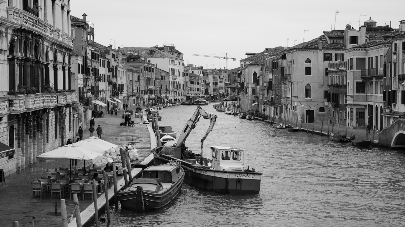 Pohled z Ponte dei Tre Archi